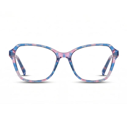 Fiore 1030 eyeglasses in blue pink – front view