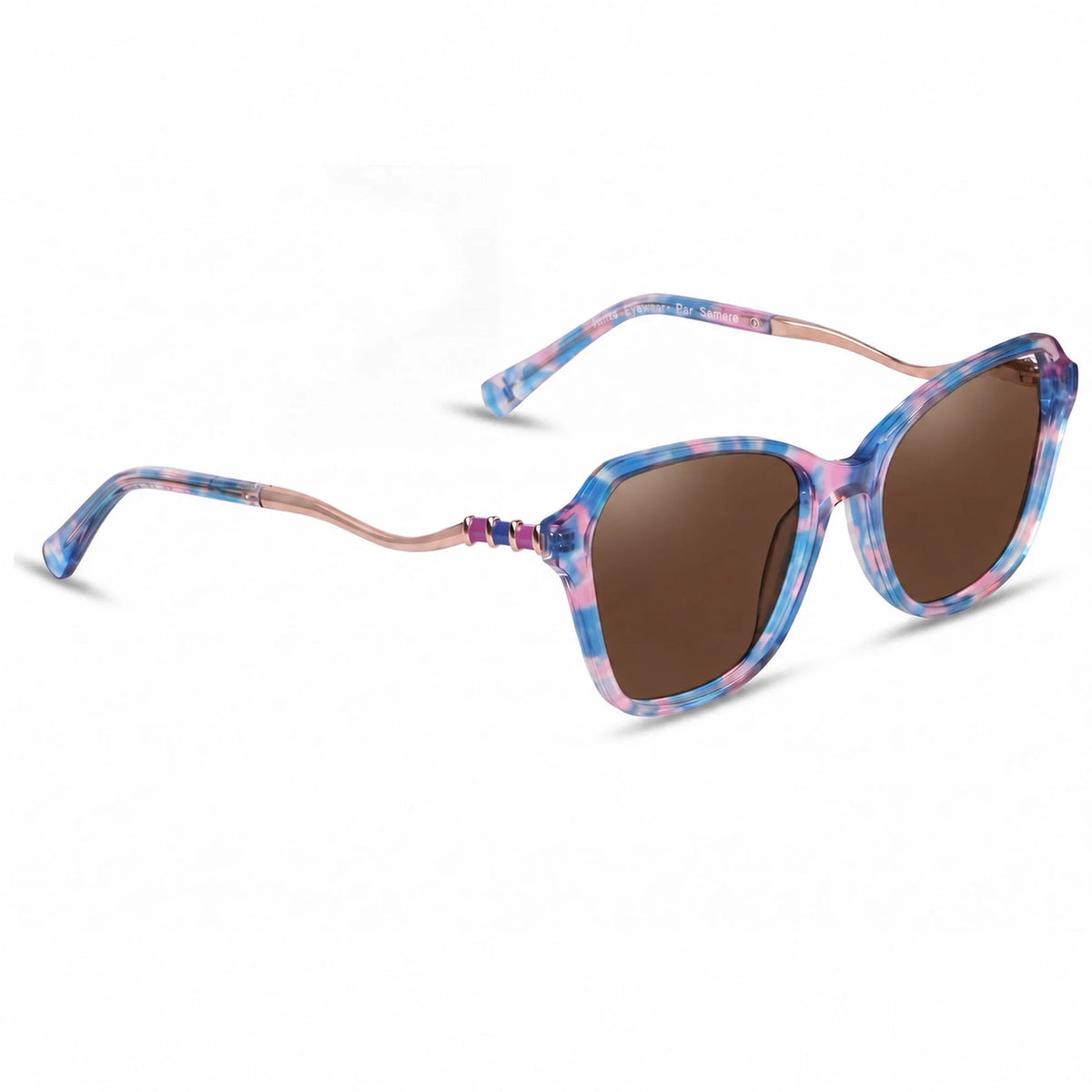 Fiore 1030 square cat eye sunglasses, pink bio-acetate frame · ReFramed, photo 5 of 36