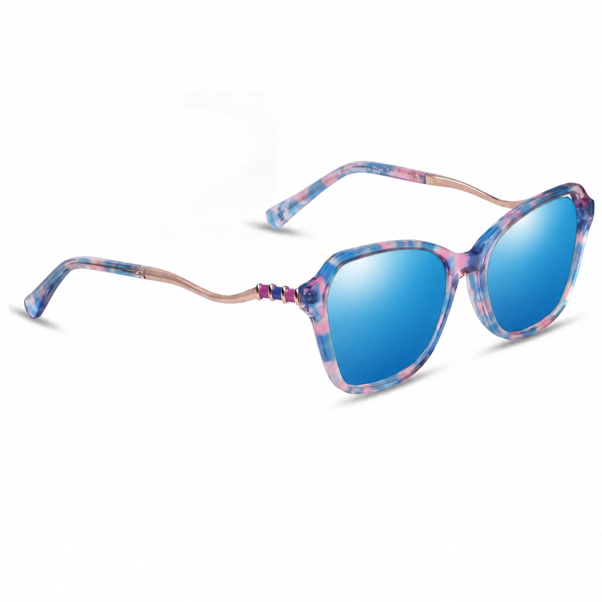 Fiore 1030 square cat eye sunglasses, pink bio-acetate frame · ReFramed, photo 26 of 36