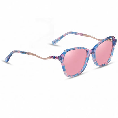 Fiore 1030 square cat eye sunglasses, pink bio-acetate frame · ReFramed, photo 14 of 36