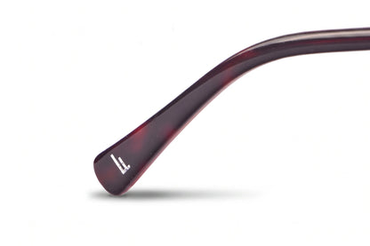 Fiore 1030 eyeglasses in green – temple logo detail