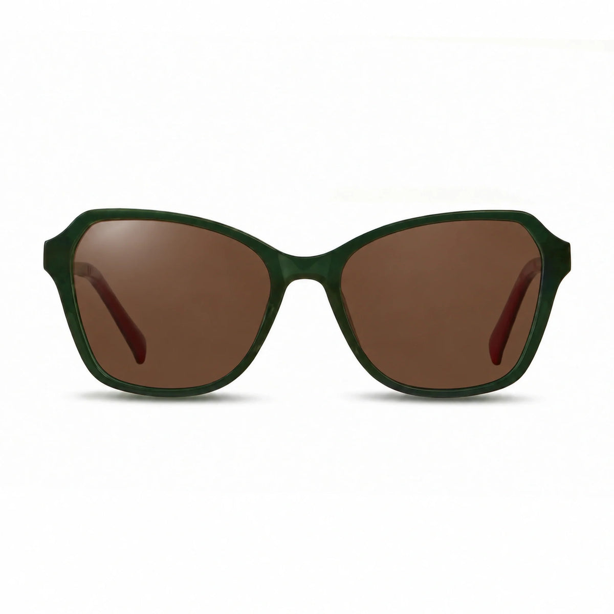 Fiore 1030 square cat eye sunglasses, green bio-acetate frame · ReFramed, photo 4 of 36