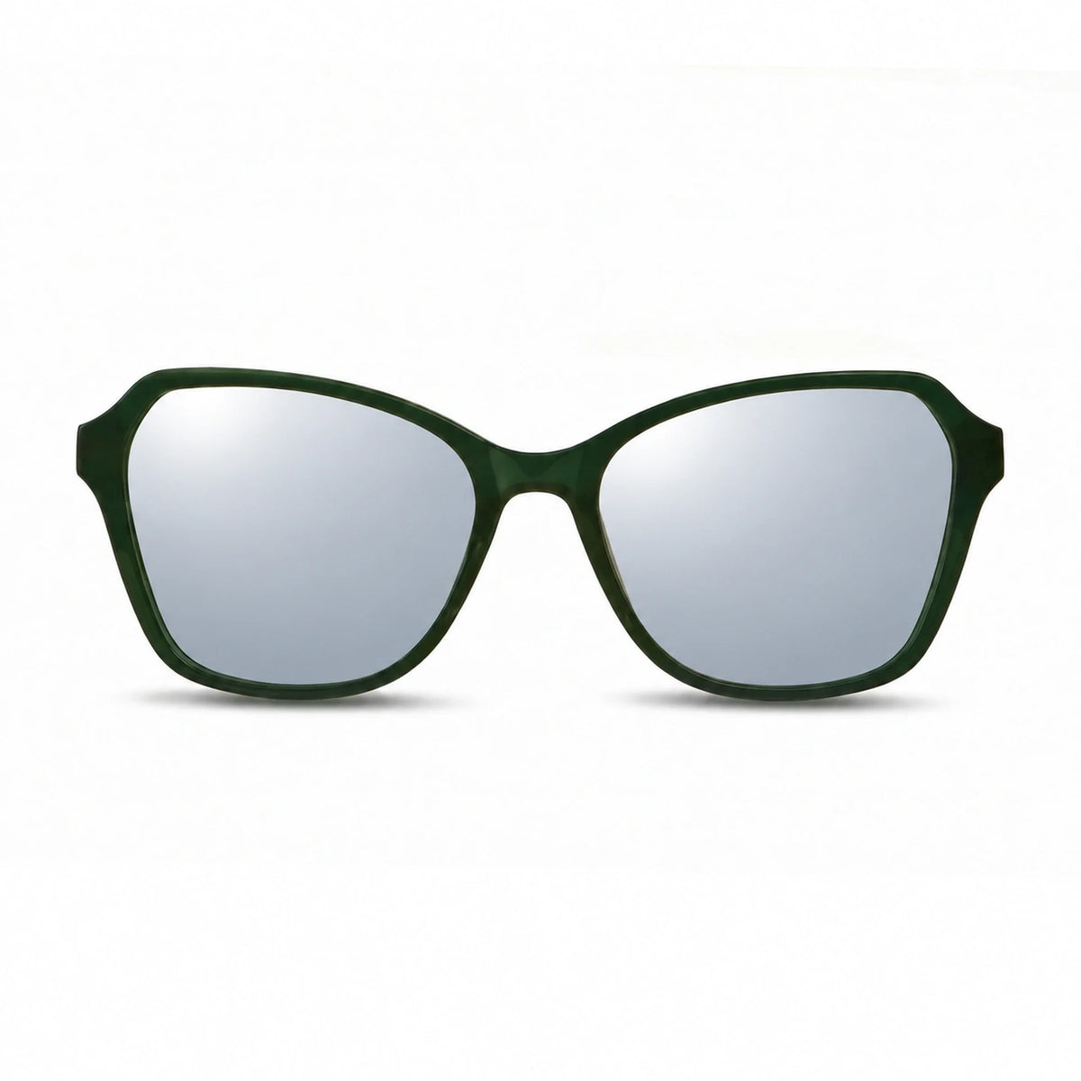 Fiore 1030 square cat eye sunglasses, green bio-acetate frame · ReFramed, photo 28 of 36