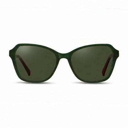 Fiore 1030 square cat eye sunglasses, green bio-acetate frame · ReFramed, photo 7 of 36