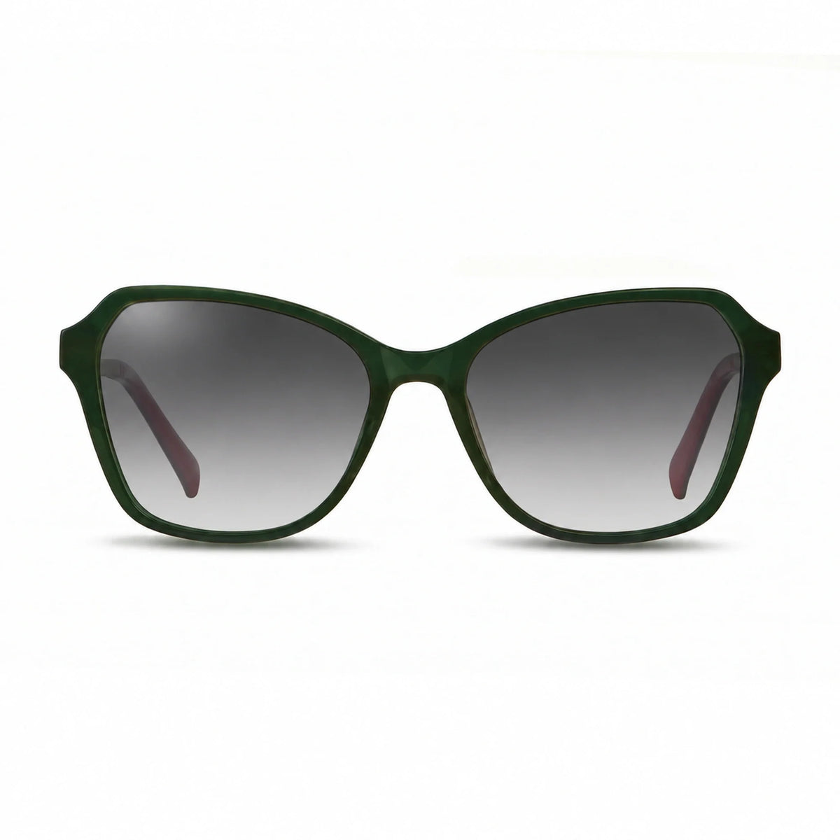 Fiore 1030 square cat eye sunglasses, green bio-acetate frame · ReFramed, photo 19 of 36