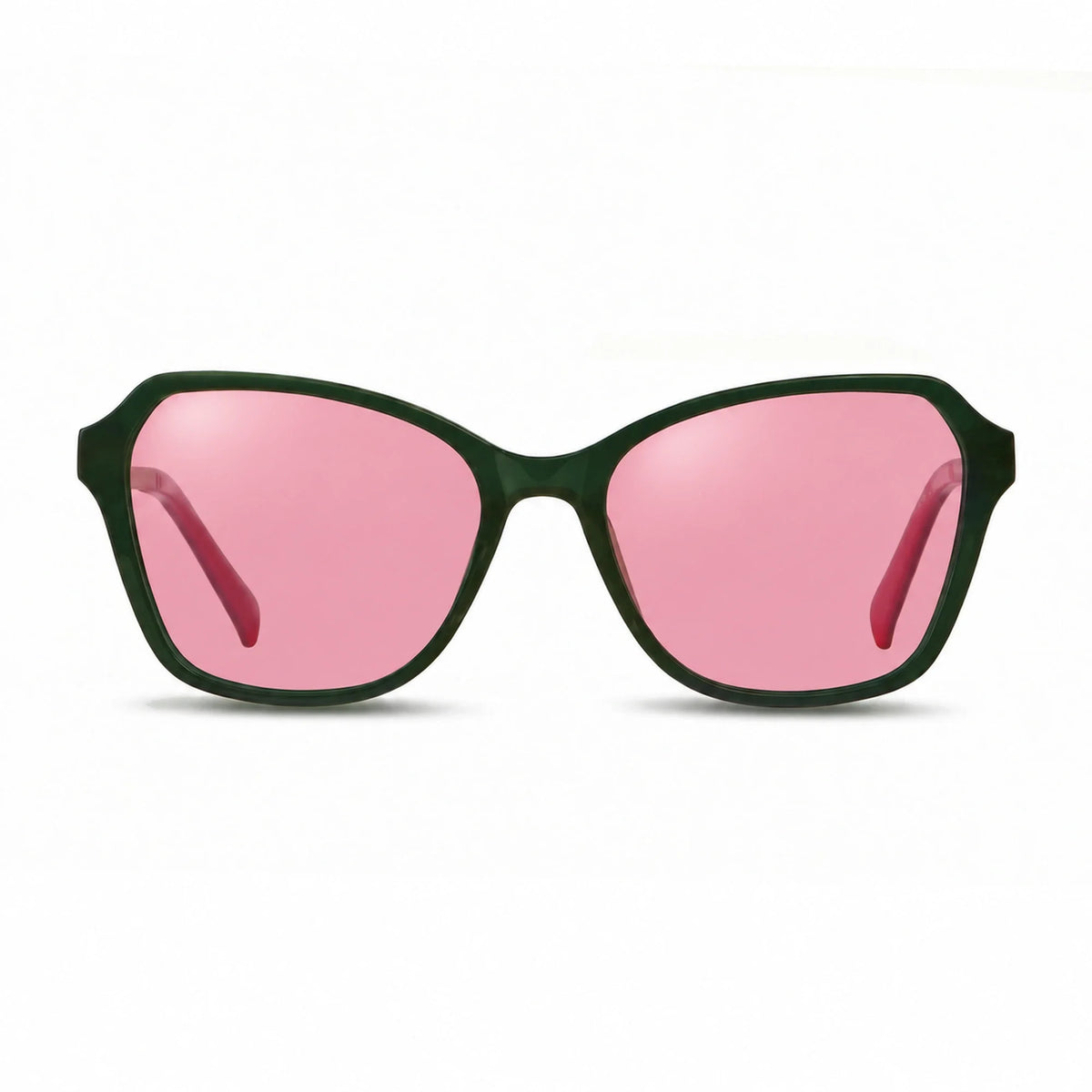 Fiore 1030 square cat eye sunglasses, green bio-acetate frame · ReFramed, photo 13 of 36
