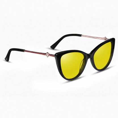 Fiore 1031 cat eye sunglasses, black bio-acetate frame · ReFramed, photo 11 of 36