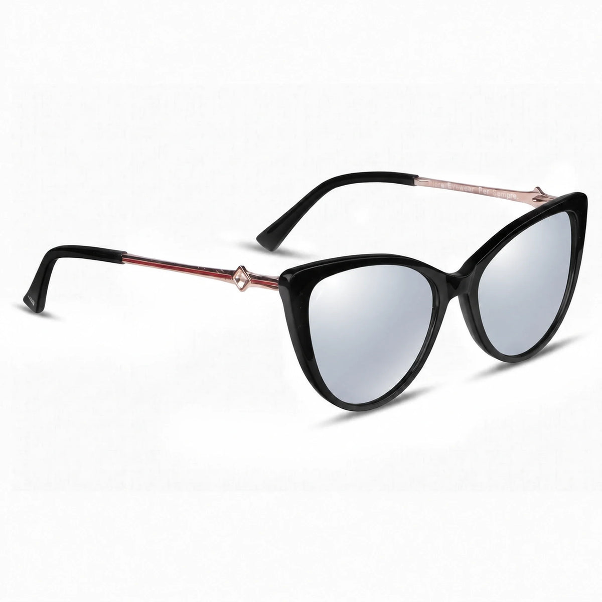 Fiore 1031 cat eye sunglasses, black bio-acetate frame · ReFramed, photo 29 of 36