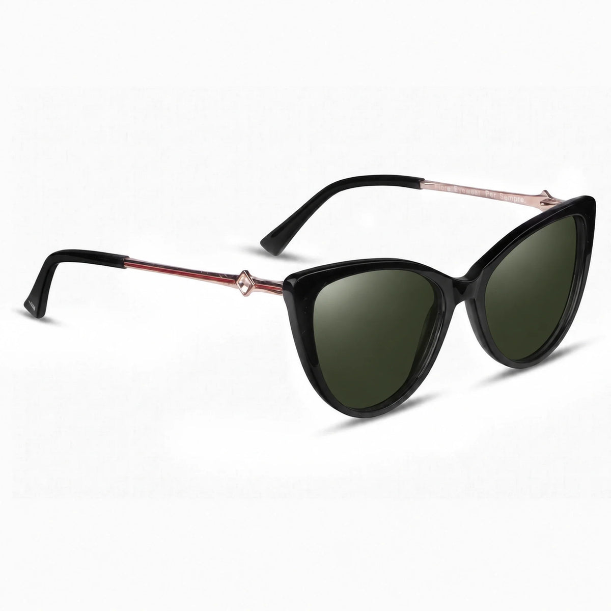 Fiore 1031 cat eye sunglasses, black bio-acetate frame · ReFramed, photo 8 of 36