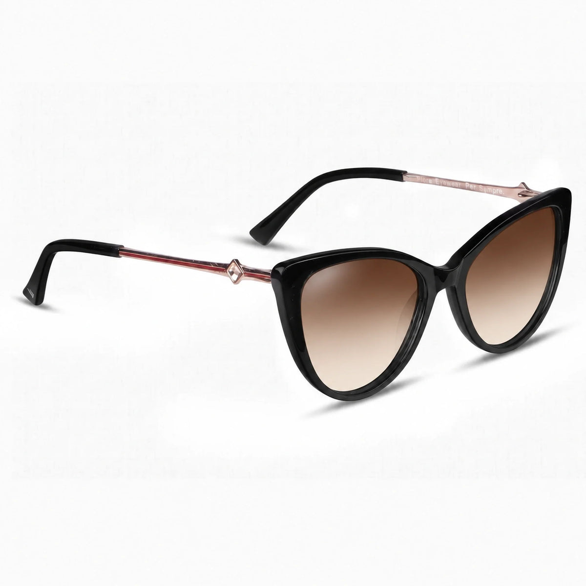 Fiore 1031 cat eye sunglasses, black bio-acetate frame · ReFramed, photo 23 of 36