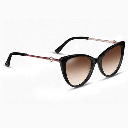 Fiore 1031 cat eye sunglasses, black bio-acetate frame · ReFramed, photo 23 of 36
