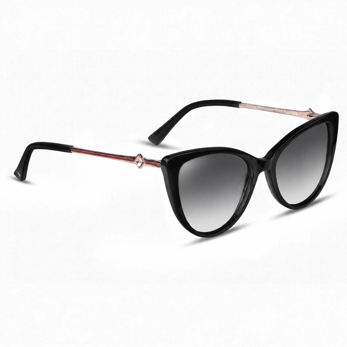Fiore 1031 cat eye sunglasses, black bio-acetate frame · ReFramed, photo 20 of 36