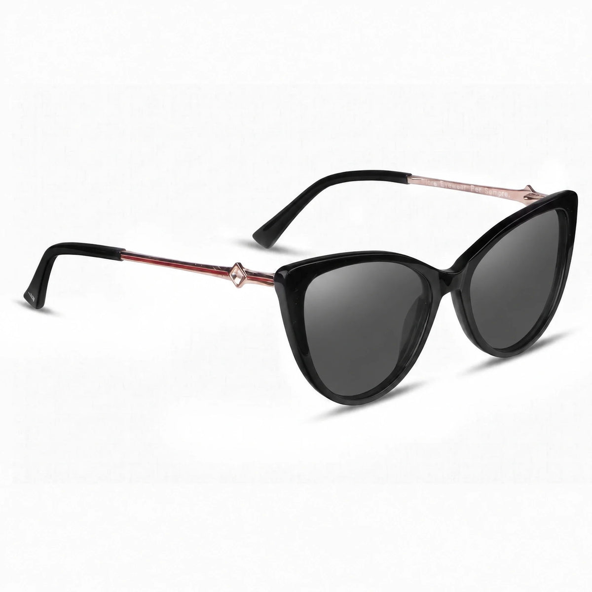 Fiore 1031 cat eye sunglasses, black bio-acetate frame · ReFramed, photo 2 of 36