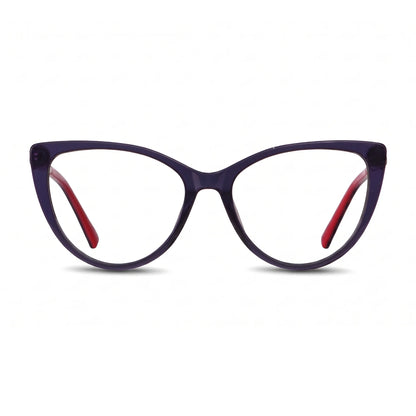 Fiore 1031 eyeglasses in purple green – front view
