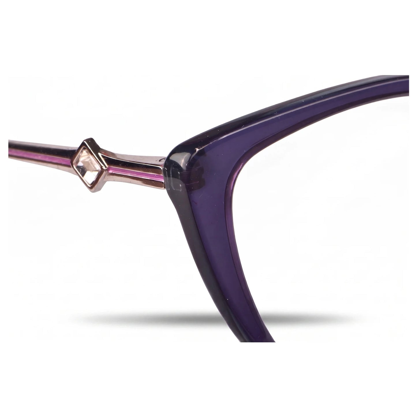 Fiore 1031 eyeglasses in purple green – side view