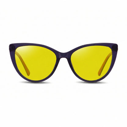 Fiore 1031 cat eye sunglasses, purple bio-acetate frame · ReFramed, photo 7 of 24
