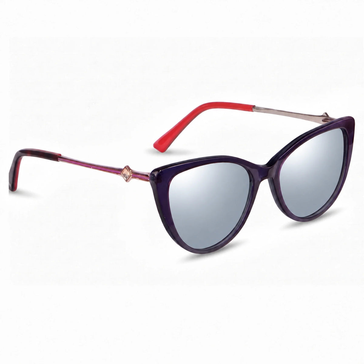Fiore 1031 cat eye sunglasses, purple bio-acetate frame · ReFramed, photo 20 of 24