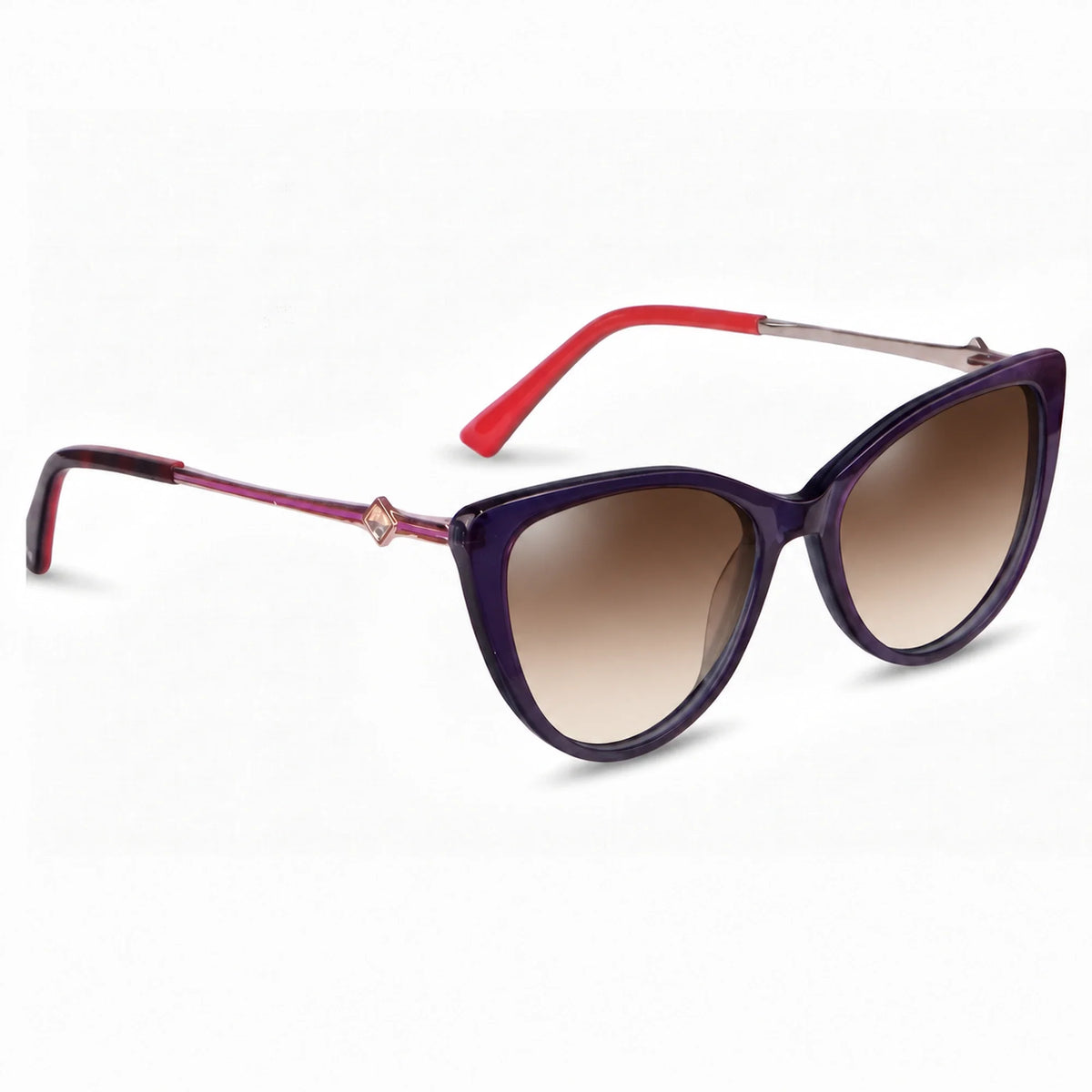 Fiore 1031 cat eye sunglasses, purple bio-acetate frame · ReFramed, photo 16 of 24