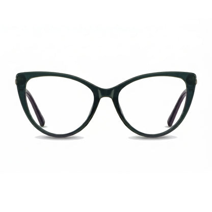 Fiore 1031 eyeglasses in green – front view