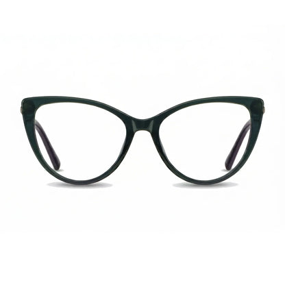 Fiore 1031 cat-eye acetate and metal reading glasses, green frame · ReFramed, photo 39 of 85
