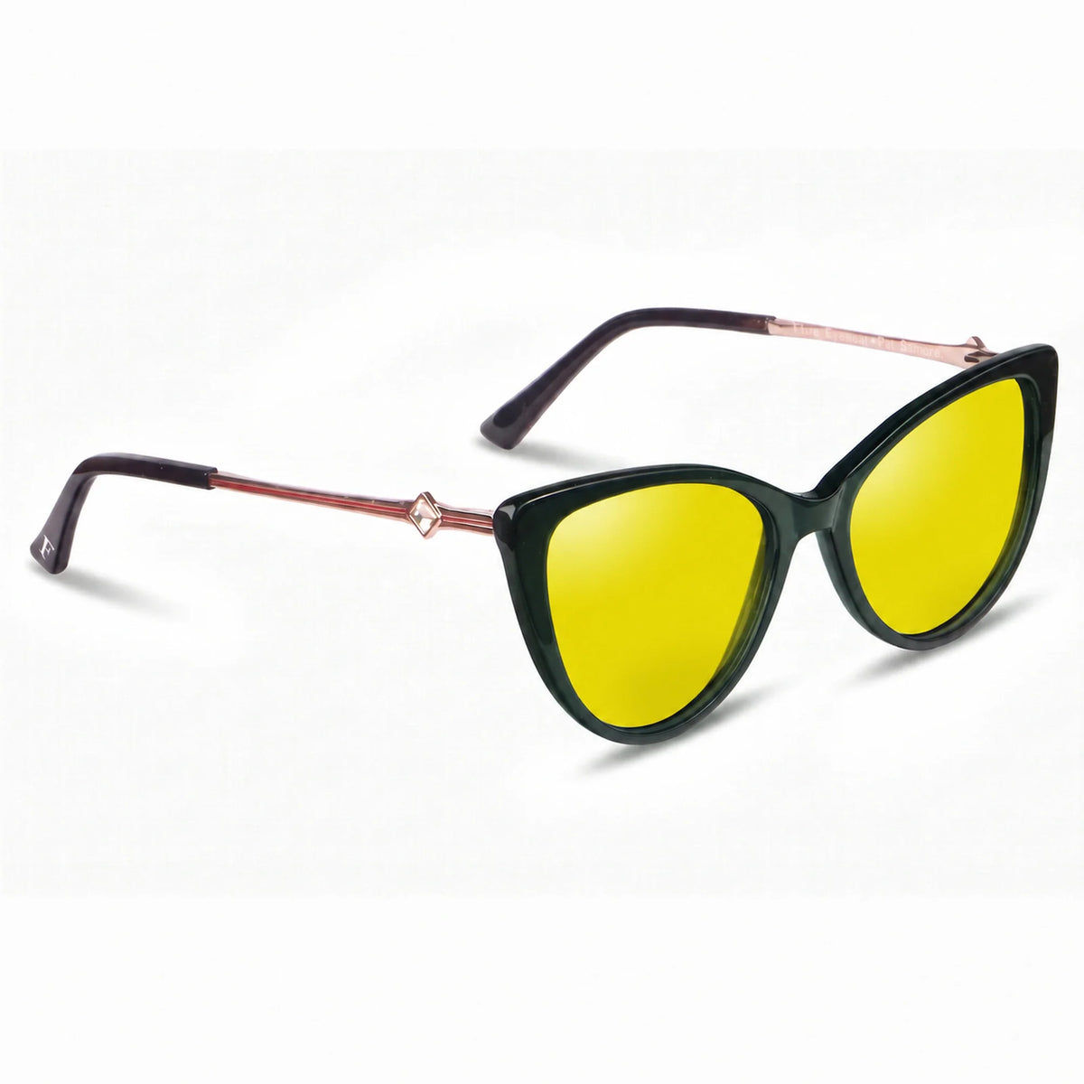 Fiore 1031 cat eye sunglasses, green bio-acetate frame · ReFramed, photo 11 of 36