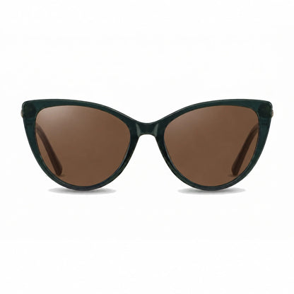 Fiore 1031 cat eye sunglasses, green bio-acetate frame · ReFramed, photo 4 of 36