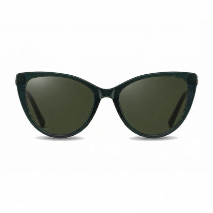 Fiore 1031 cat eye sunglasses, green bio-acetate frame · ReFramed, photo 7 of 36