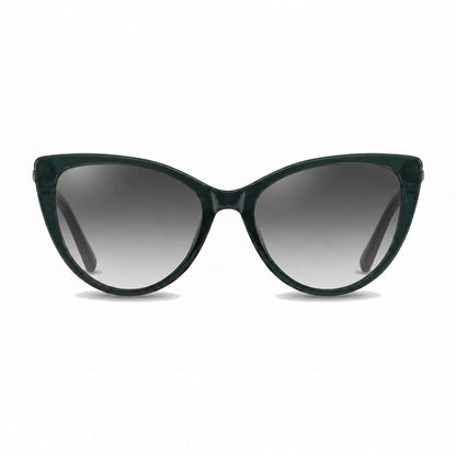 Fiore 1031 cat eye sunglasses, green bio-acetate frame · ReFramed, photo 19 of 36