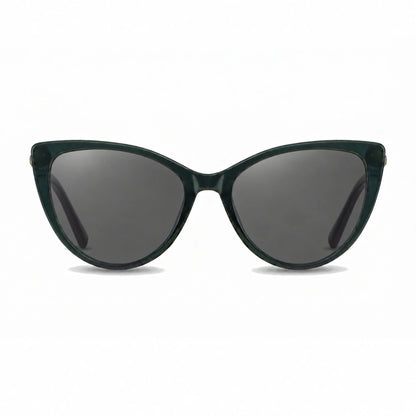 Fiore 1031 cat eye sunglasses, green bio-acetate frame · ReFramed, photo 1 of 36