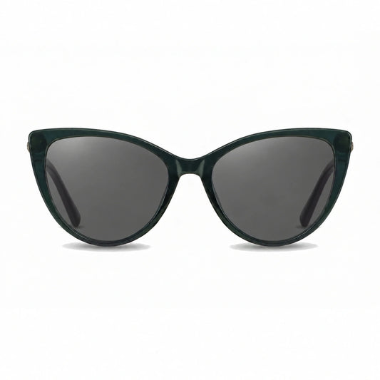Fiore 1031 cat eye sunglasses, green bio-acetate frame · ReFramed, photo 1 of 36