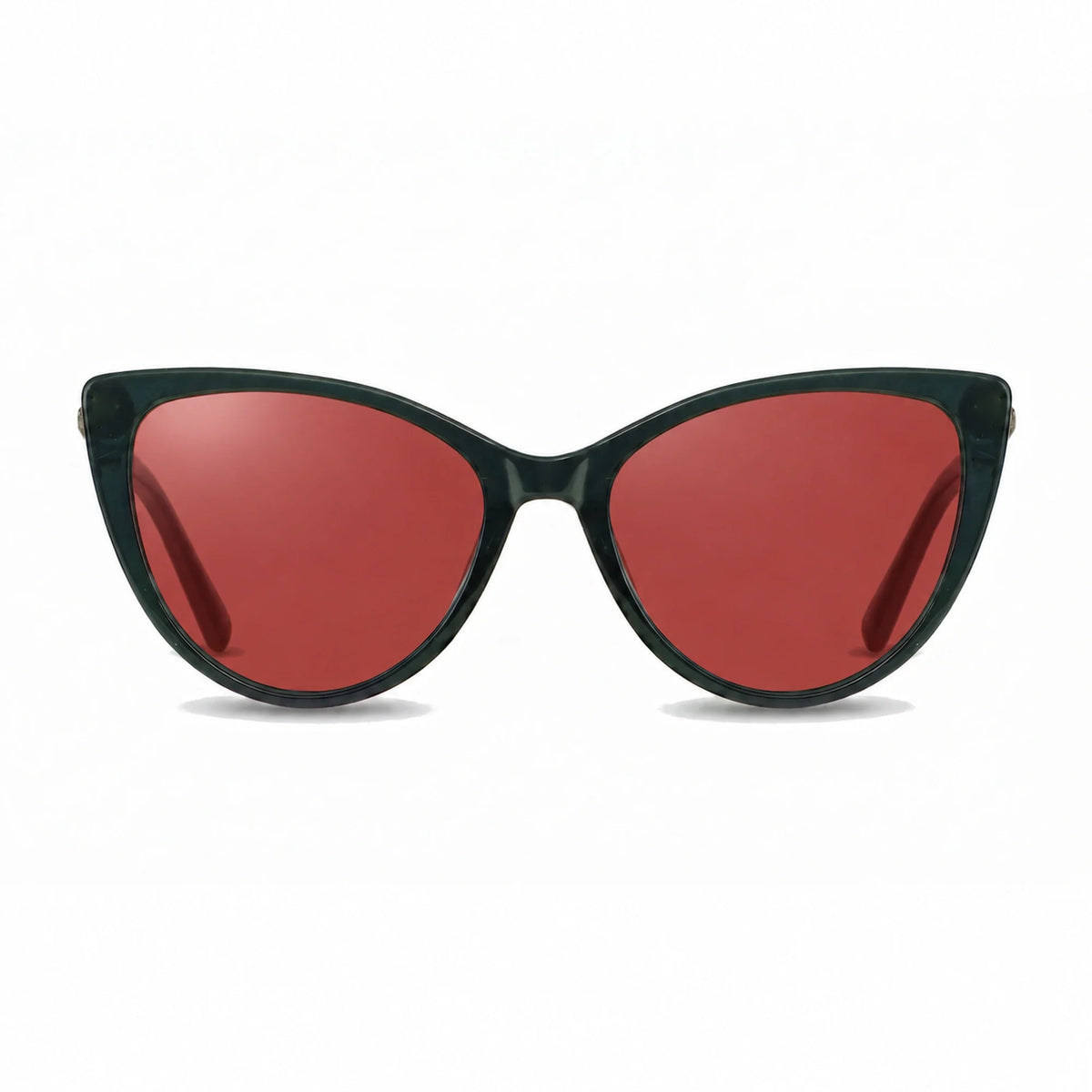 Fiore 1031 cat eye sunglasses, green bio-acetate frame · ReFramed, photo 16 of 36