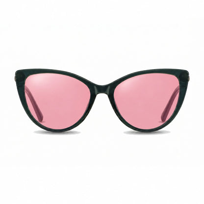 Fiore 1031 cat eye sunglasses, green bio-acetate frame · ReFramed, photo 13 of 36
