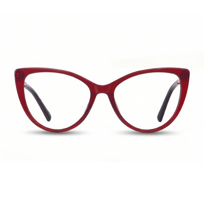 Fiore 1031 cat-eye acetate and metal reading glasses, red frame · ReFramed, photo 55 of 85