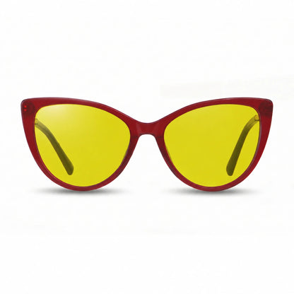 Fiore 1031 cat eye sunglasses, red bio-acetate frame · ReFramed, photo 10 of 36 | Polarized UV400