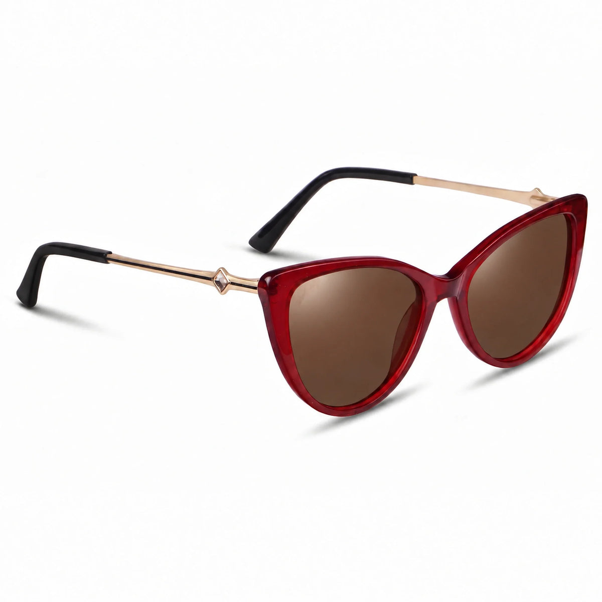 Fiore 1031 cat eye sunglasses, red bio-acetate frame · ReFramed, photo 5 of 36 | Polarized UV400