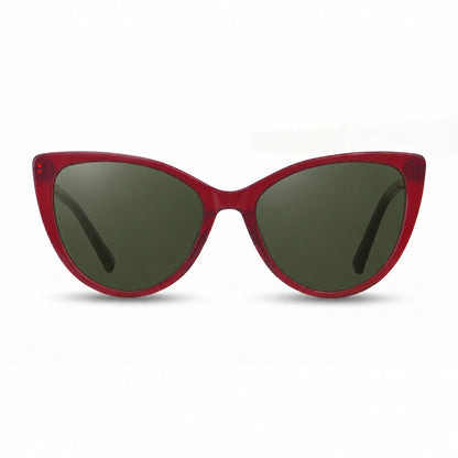 Fiore 1031 cat eye sunglasses, red bio-acetate frame · ReFramed, photo 7 of 36 | Polarized UV400