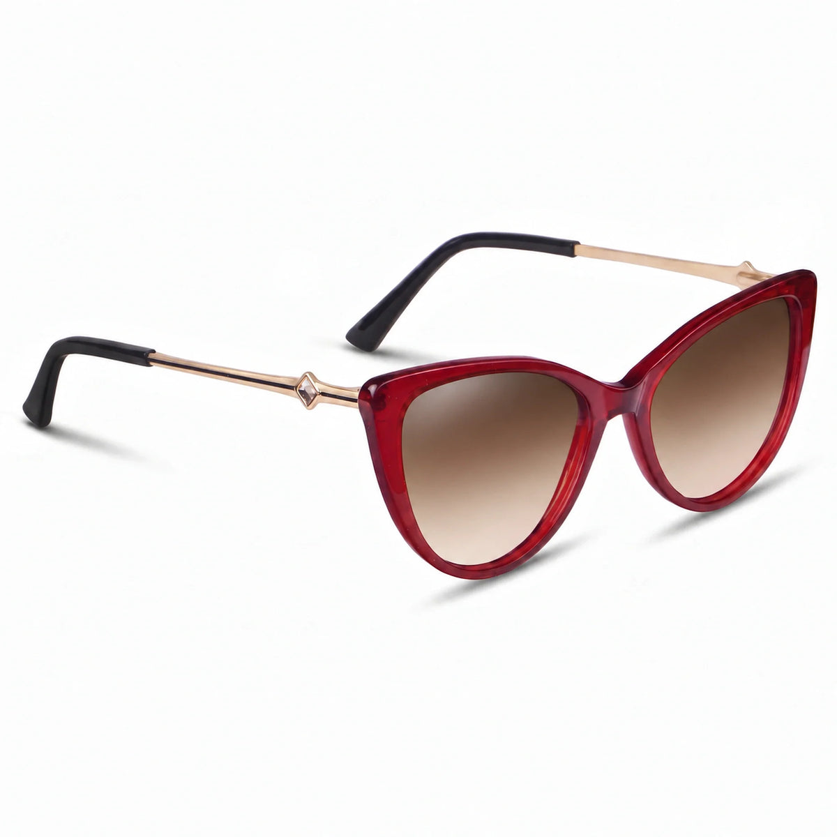 Fiore 1031 cat eye sunglasses, red bio-acetate frame · ReFramed, photo 23 of 36 | Polarized UV400