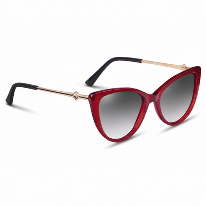 Fiore 1031 cat eye sunglasses, red bio-acetate frame · ReFramed, photo 20 of 36 | Polarized UV400
