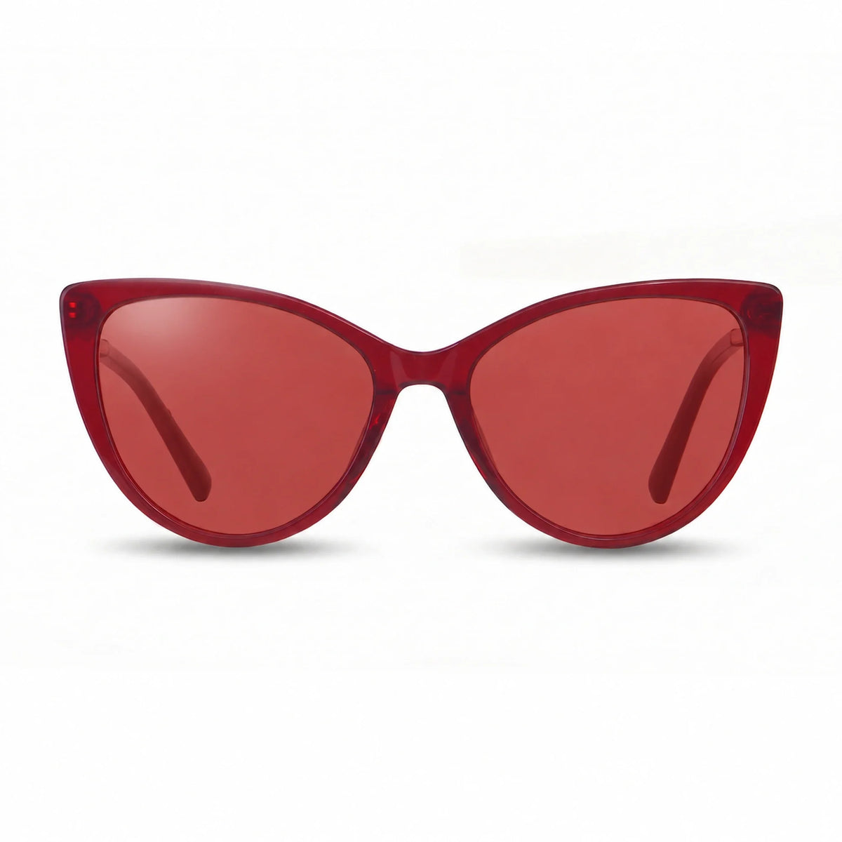 Fiore 1031 cat eye sunglasses, red bio-acetate frame · ReFramed, photo 16 of 36 | Polarized UV400