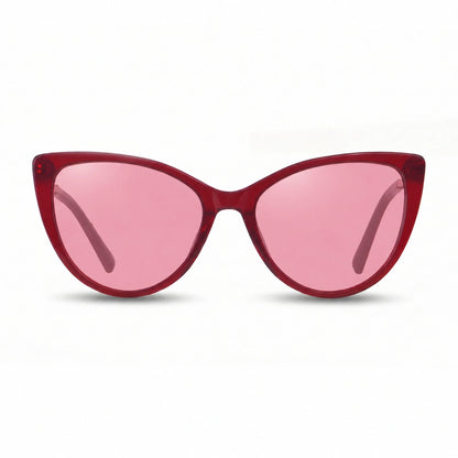 Fiore 1031 cat eye sunglasses, red bio-acetate frame · ReFramed, photo 13 of 36 | Polarized UV400