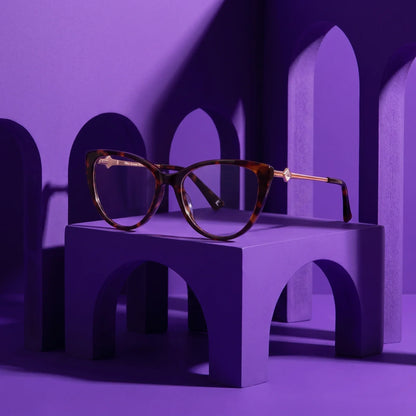 Fiore 1031 cat-eye acetate and metal reading glasses, tortoise frame · ReFramed, photo 75 of 85