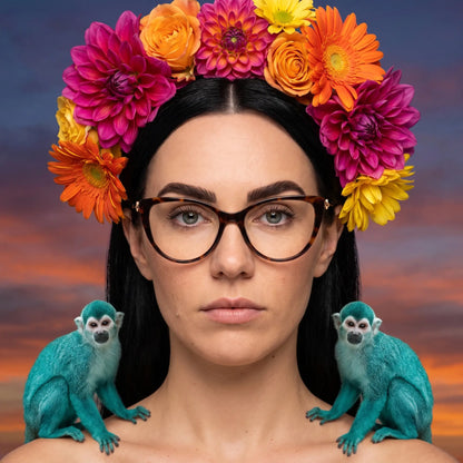 Fiore 1031 cat-eye acetate and metal reading glasses, tortoise frame · ReFramed, photo 83 of 85