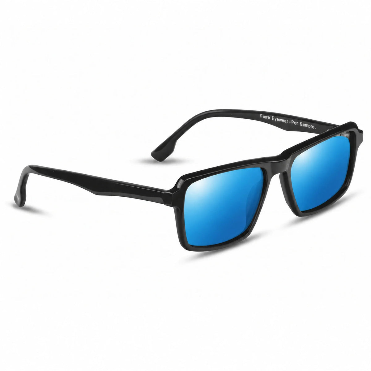 Fiore 1038 rectangle sunglasses, black bio-acetate frame · ReFramed, photo 26 of 36