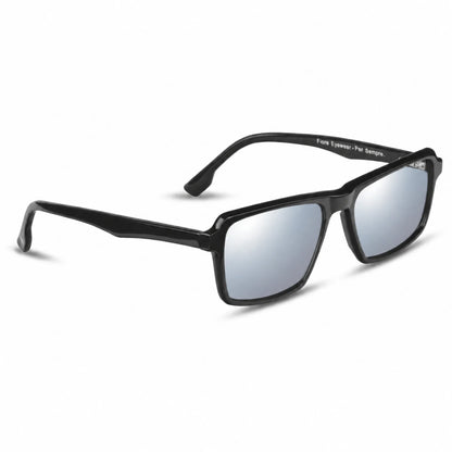 Fiore 1038 rectangle sunglasses, black bio-acetate frame · ReFramed, photo 29 of 36