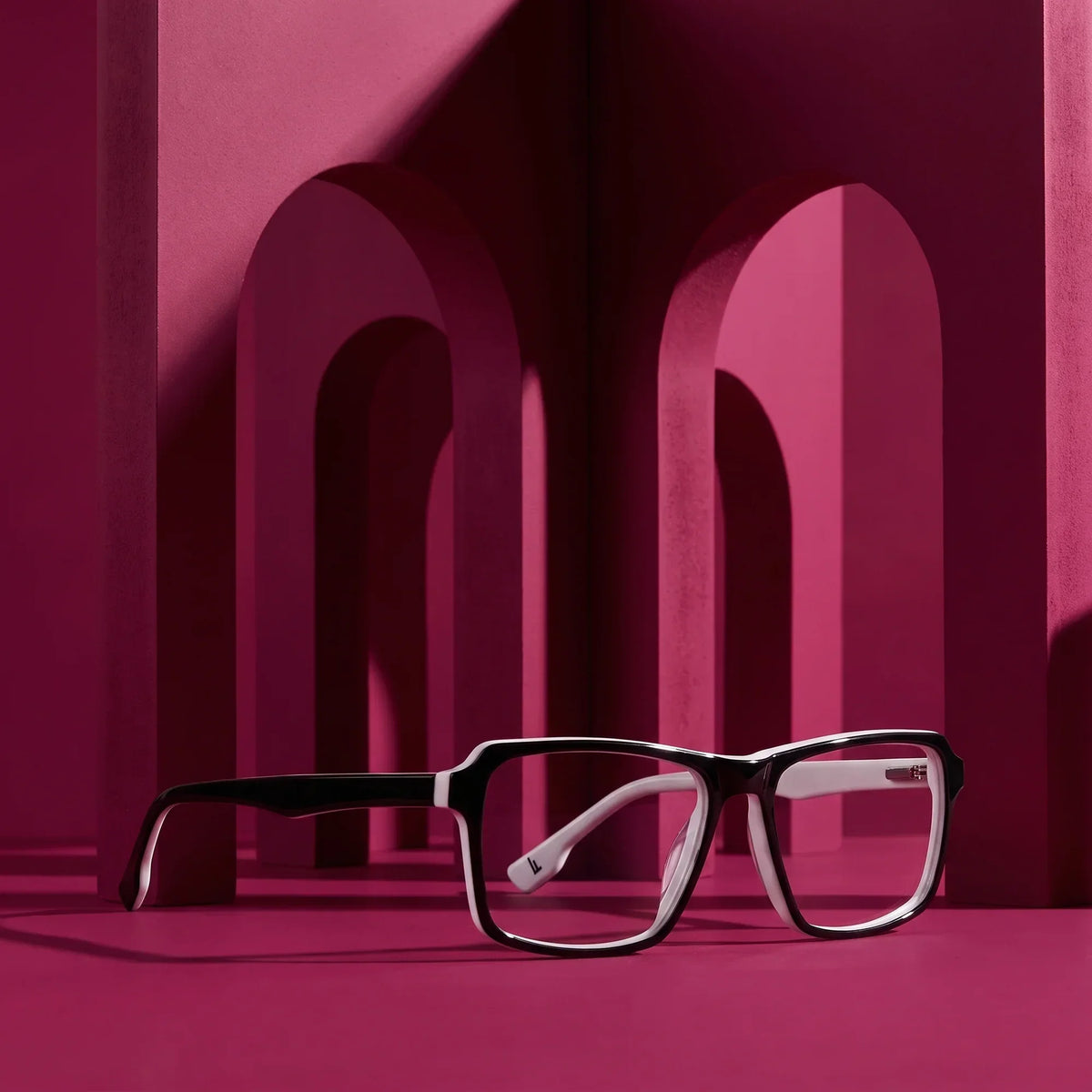 Fiore 1038 rectangular acetate reading glasses, black white frame · ReFramed, photo 27 of 92