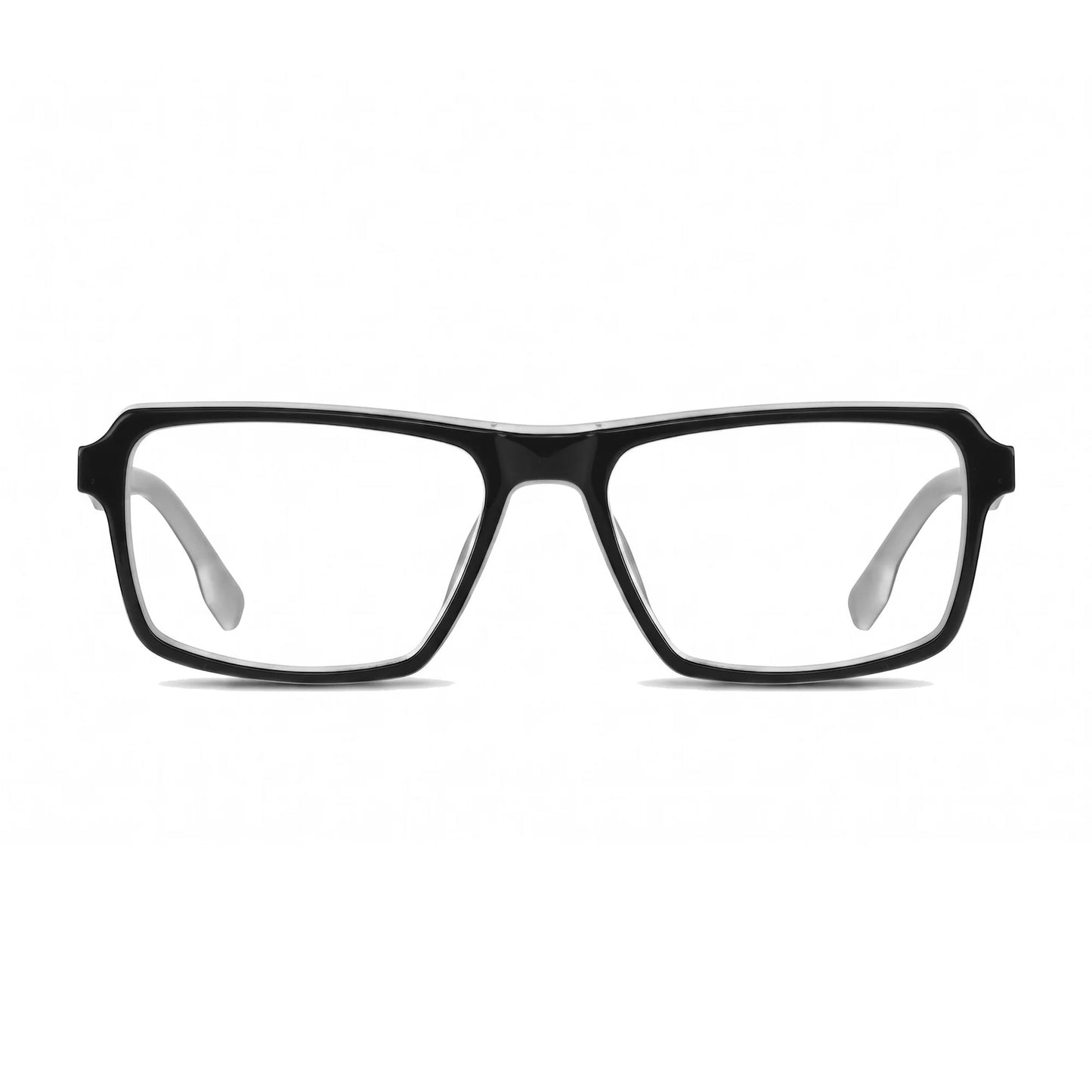 Fiore 1038 eyeglasses in black white – front view