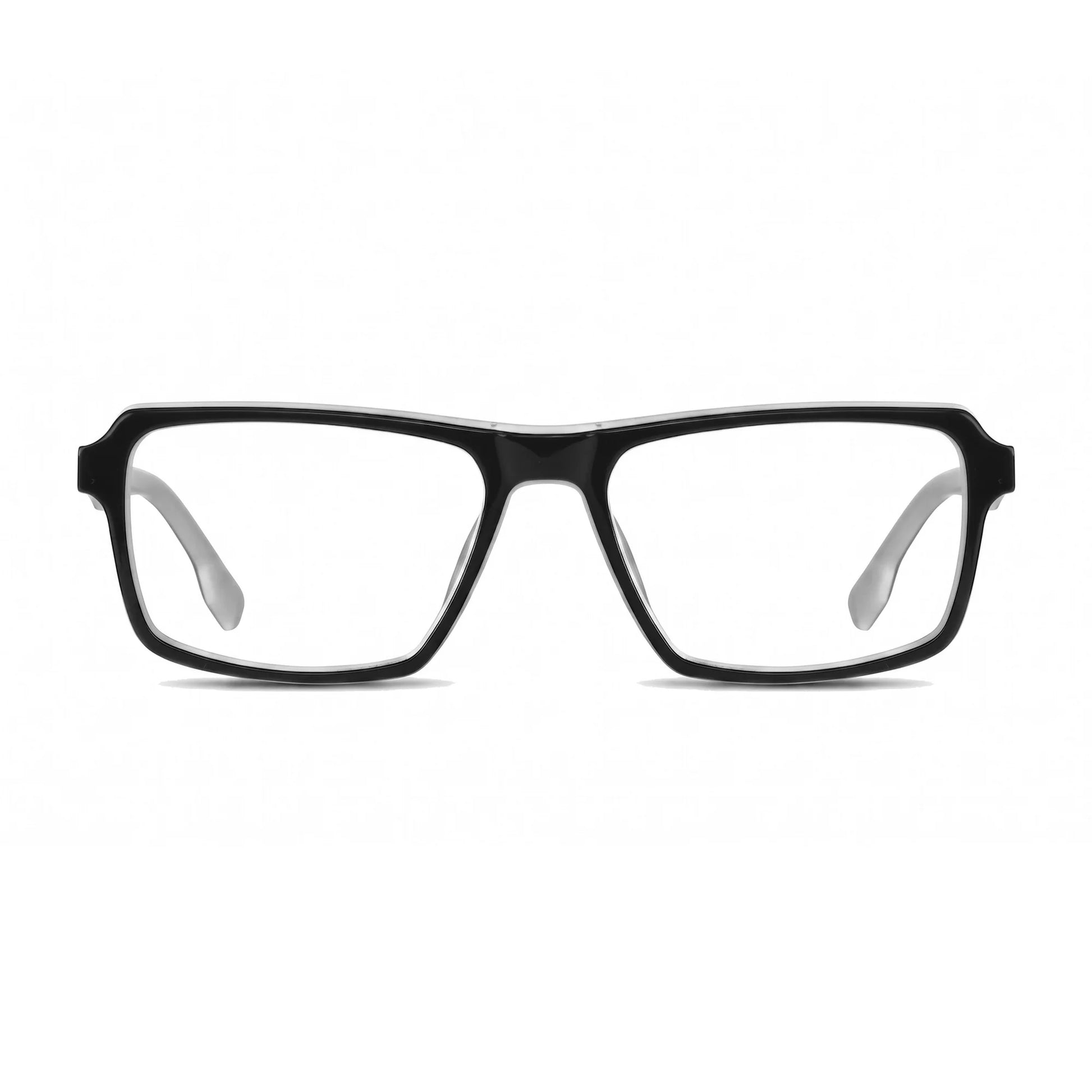 Fiore 1038 eyeglasses in black white – front view