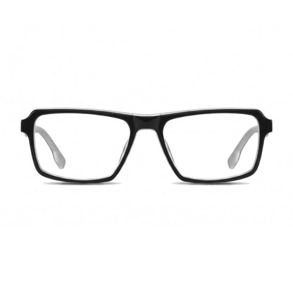 Fiore 1038 eyeglasses in black white – front view