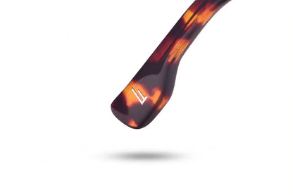 Fiore 1038 eyeglasses in transparent – temple logo detail