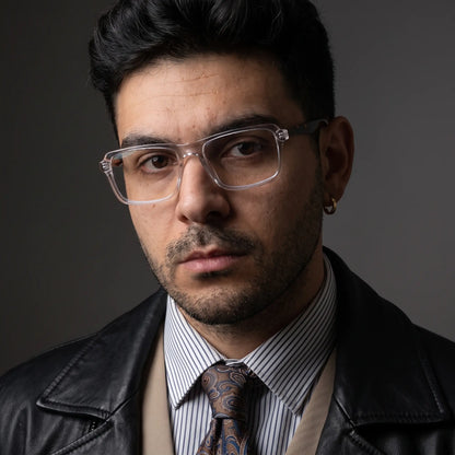 Fiore 1038 rectangular acetate reading glasses, transparent frame · ReFramed, photo 60 of 92